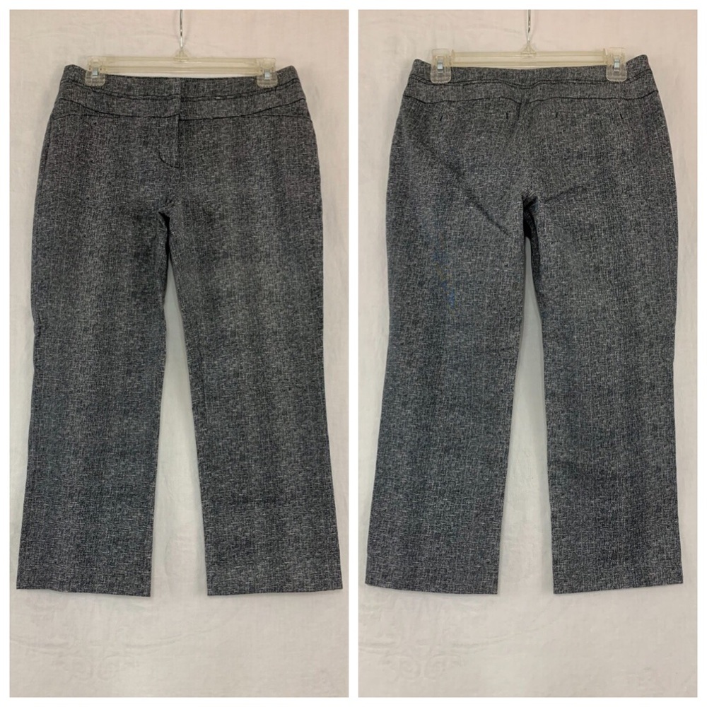 EXPRESS Cotton Formal Wide Low Waist Casual Wear Capri Straight Hem Size 2
